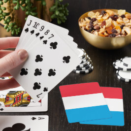 Luxemburger Flagge Spielkarten