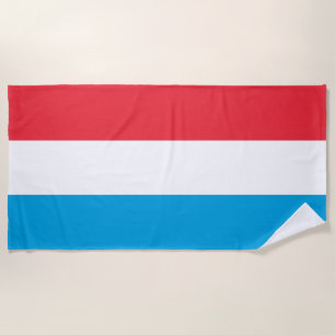 Luxemburger Flagge Strandtuch