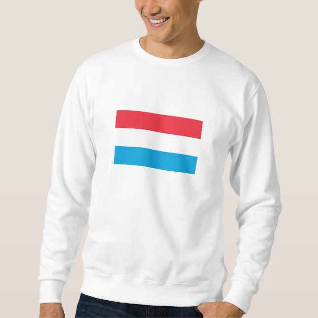 Luxemburger Flagge Sweatshirt (Vorderseite)