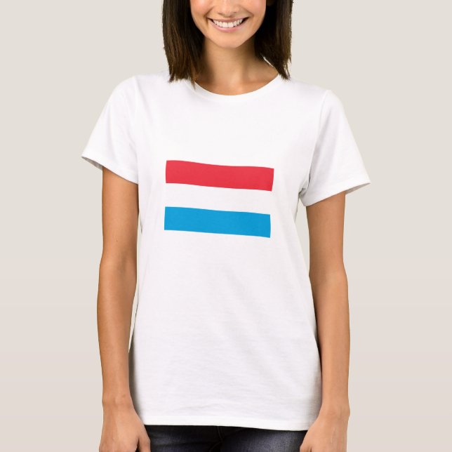 Luxemburger Flagge T-Shirt (Vorderseite)