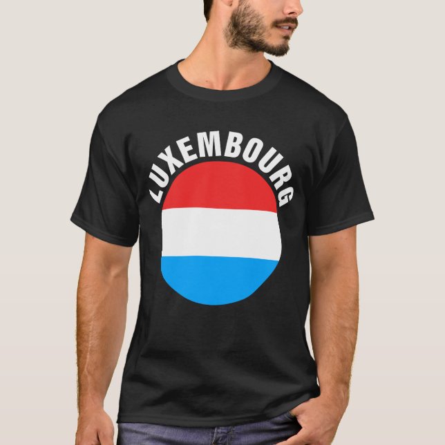 Luxemburger Flagge T-Shirt (Vorderseite)