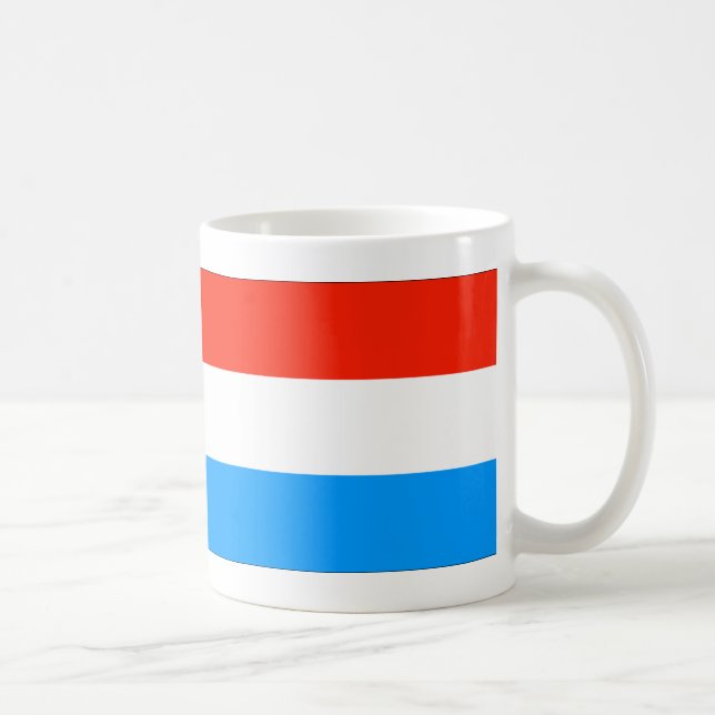 Luxemburger Flagge Tasse (Rechts)