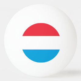 Luxemburger Flagge Tischtennisball