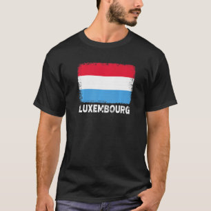 Luxemburger Flagge Unterstützung Luxemburgerinnen T-Shirt