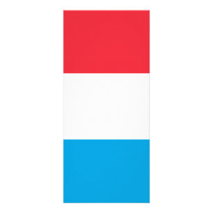 Luxemburger Flagge Werbekarte