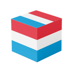 Luxemburger Flagge Würfel