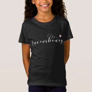 Luxemburger Flaggenherz, Luxemburgisch T-Shirt