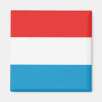Luxemburger Flaggenmagnet