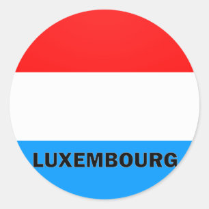 Luxemburger Gütesiegel Roundel Runder Aufkleber