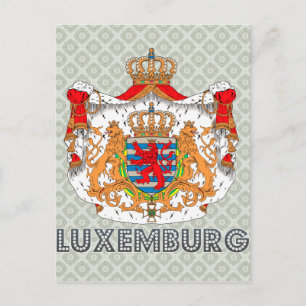 Luxemburger Wappen Postkarte