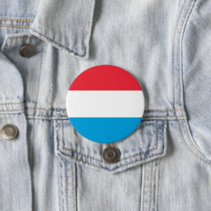 Luxemburgische Flagge Button