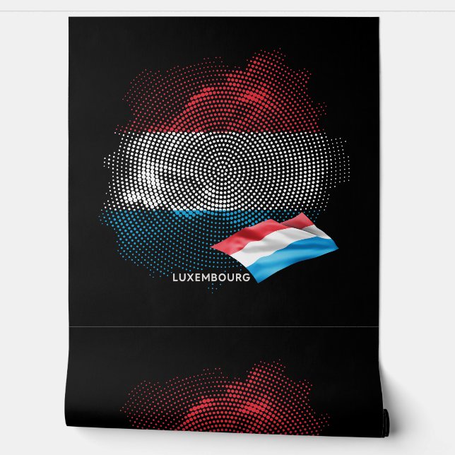 Luxemburgische Flagge Tapete (Abrollen)
