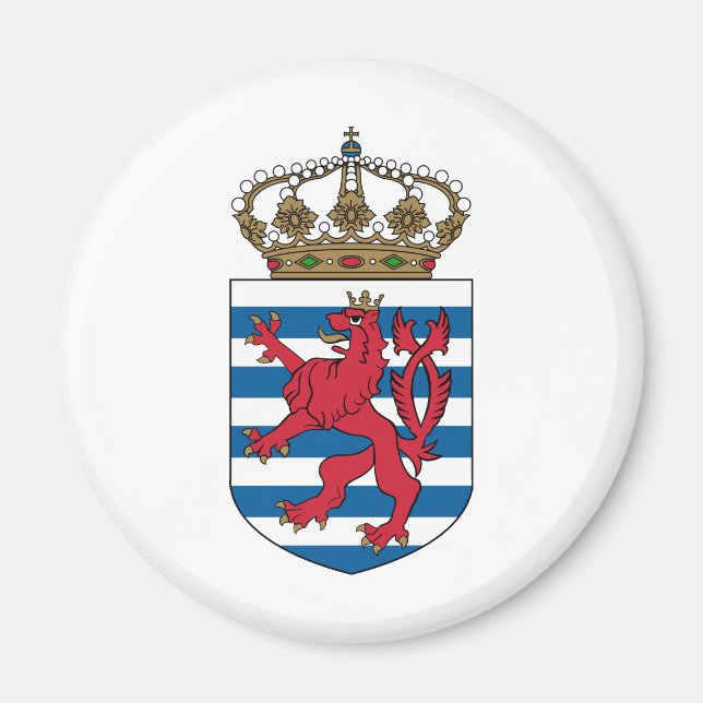 luxemburgisches Emblem Magnet (Vorne)