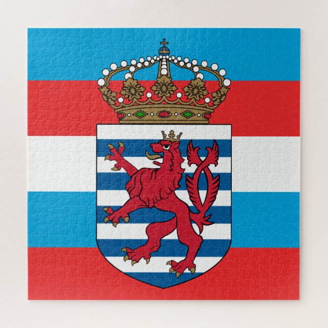 luxemburgisches Emblem Puzzle (Horizontal)