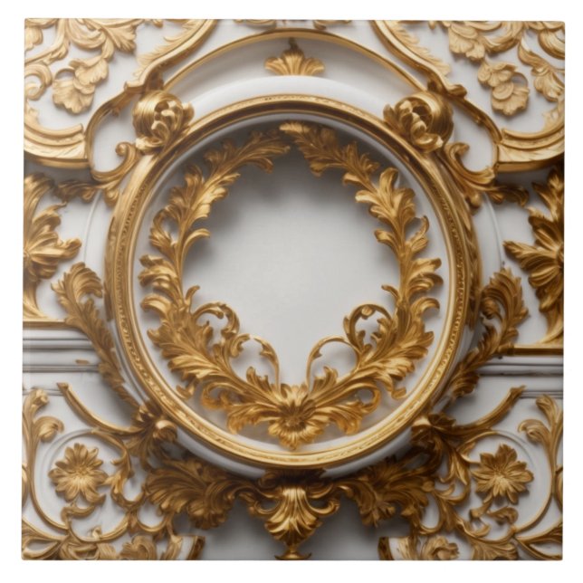 Luxery Baroque Keramik Tile Fliese (Vorderseite)