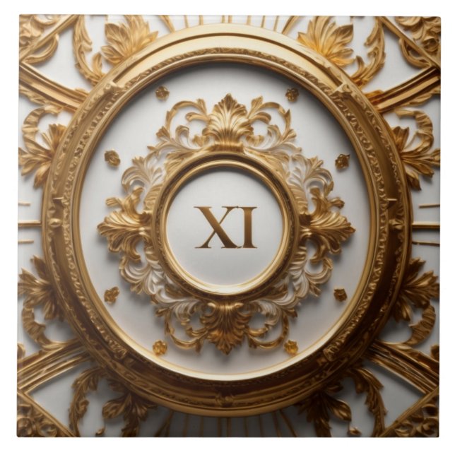 Luxery Baroque Keramik Tile Fliese (Vorderseite)