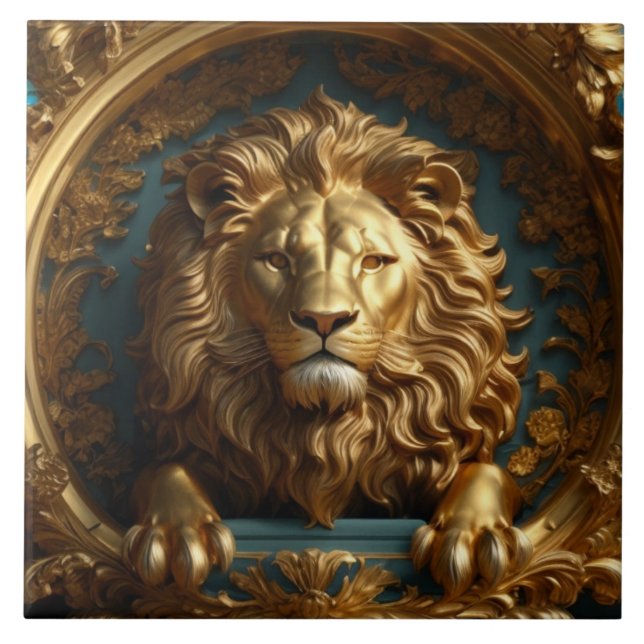 Luxery Baroque Keramik Tile Fliese (Vorderseite)