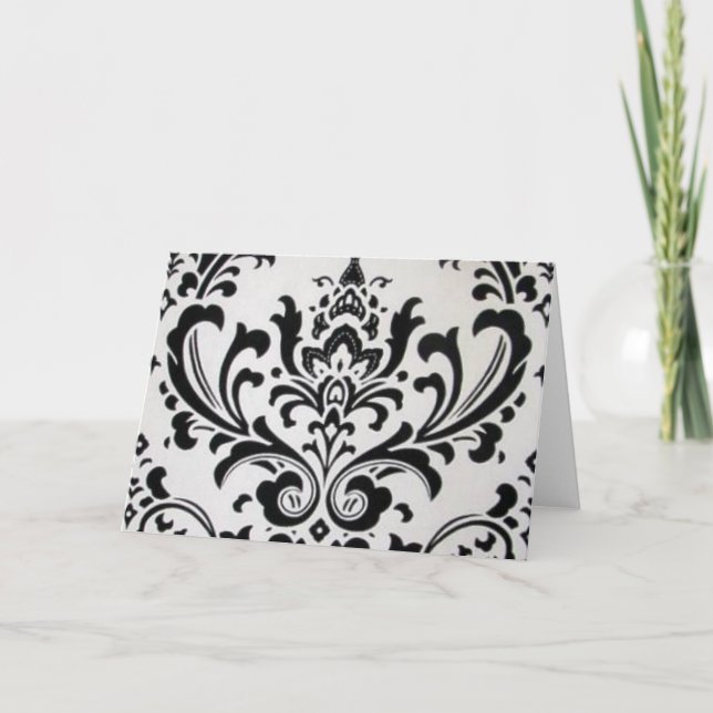 LUXERY SCHWARZ UND WEISS KARTE (Vorderseite)