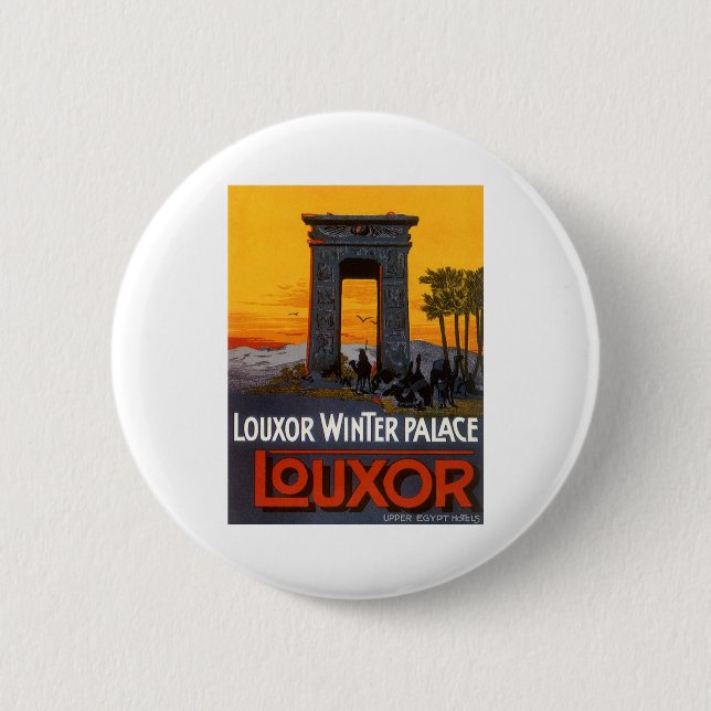 Luxor Ägypten Button (Vorderseite)