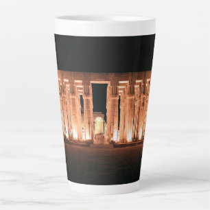 Luxor, Ägypten, Luxor Tempel Säulenhalle Denkmäler Milchtasse