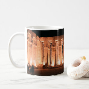 Luxor, Ägypten, Luxor Temple Pillars Hall Monument Kaffeetasse