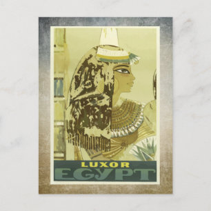 Luxor Ägypten Vintage-Reise Postkarte