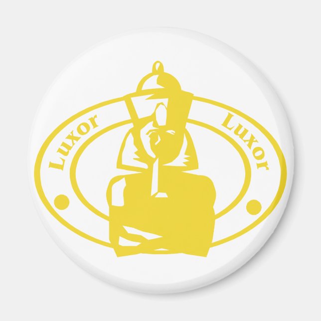 Luxor Briefmarke Magnet (Vorne)