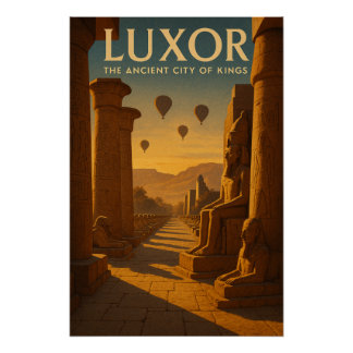 LUXOR – Die antike Stadt der Könige Poster