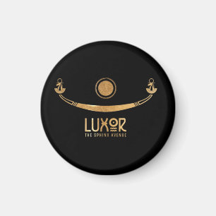 Luxor die Sphinx Allee Cheopsschiff Karnak Ägypten Magnet