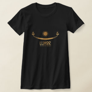 Luxor Sphinx-Allee Golden Khufus-Schiff T-Shirt