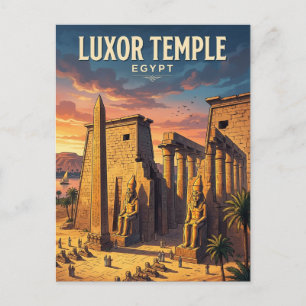 Luxor-Tempel Ägypten Postkarte