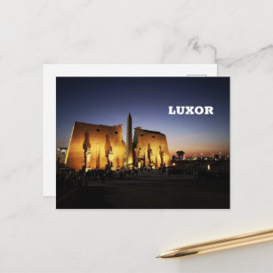 Luxor Temple in Ägypten Postkarte