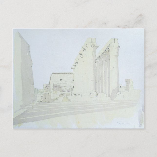 Luxor Temple Postkarte (Vorderseite)