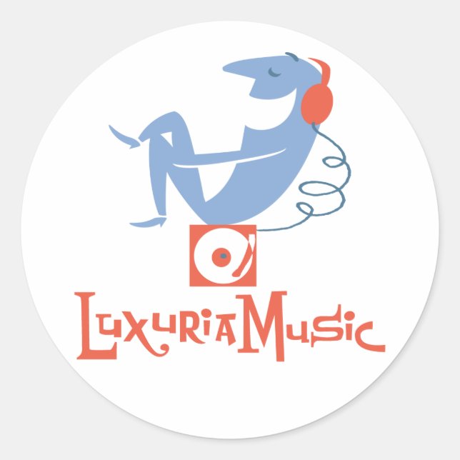 LuxuriaMusic Sticker (Vorderseite)