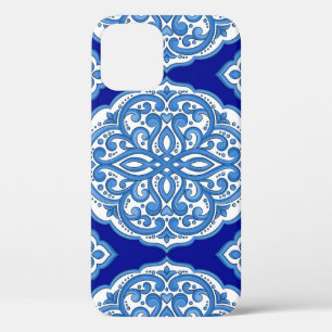 Luxuriös weiß-blau, türkisch dekoriert. Case-Mate iPhone hülle