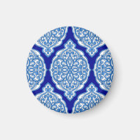 Luxuriös weiß-blau, türkisch dekoriert.