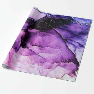 Luxuriöse abstrakte Flüssigkunstmalerei Hintergrun Geschenkpapier