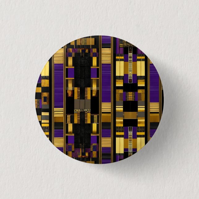 Luxuriöse afrikanische Karibik Erbe Multicolor Button (Vorderseite)