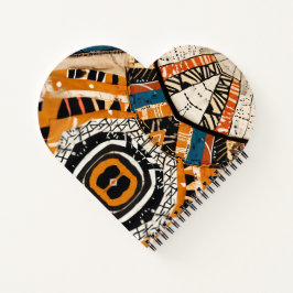 Luxuriöse afrikanische Karibik Erbe Multicolor Notizbuch