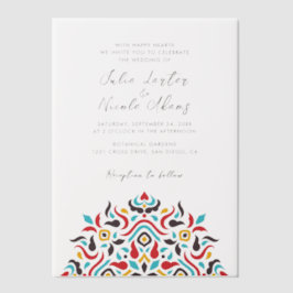 Luxuriöse ästhetische Mandala Wedding