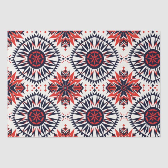 Luxuriöse Beige "Cosmic Interlock" Muster Gewebe Seidenpapier (Vorderseite)