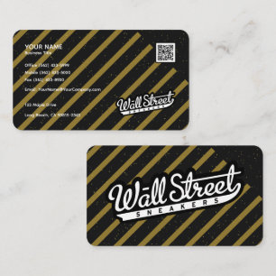 Luxuriöse Black Business Card mit Gold Sparkle & S Visitenkarte