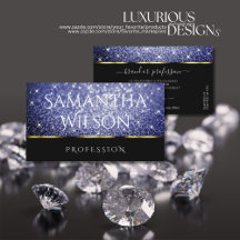 Luxuriöse Black Shimmery Royal Blue Glitzer Elegan