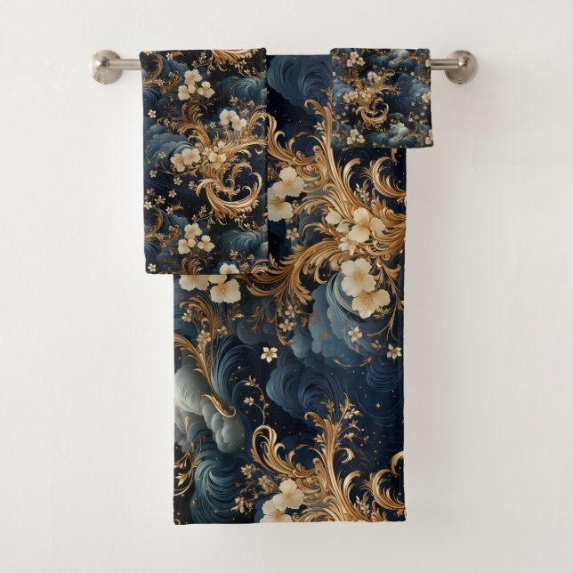 Luxuriöse Blooms Badhandtuch Set (Insitu)