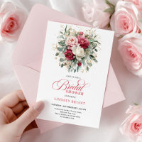 Luxuriöse Bohemian-Burgunder-Rosa-Goldene-Hochzeit