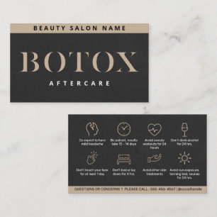 Luxuriöse Botox Lip Filler Anleitung Aftercare Ca Visitenkarte