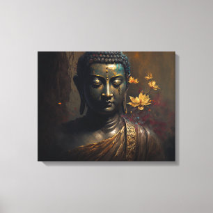 Luxuriöse Buddha Portrait Painting Leinwanddruck