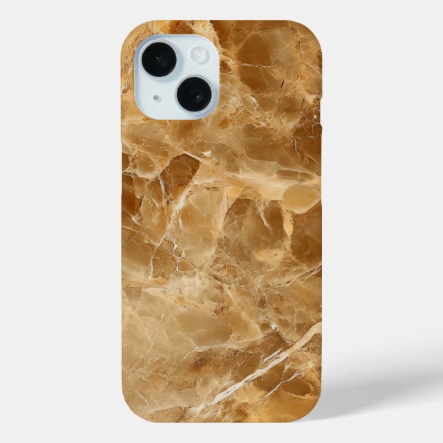 Luxuriöse Caramel Marble Phone Case (Rückseite)