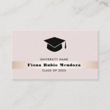 Luxuriöse Chic Rose Gold Graduation Cap Name Beila