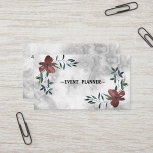 Luxuriöse Coole Silbermarmorkarte Business Card Visitenkarte